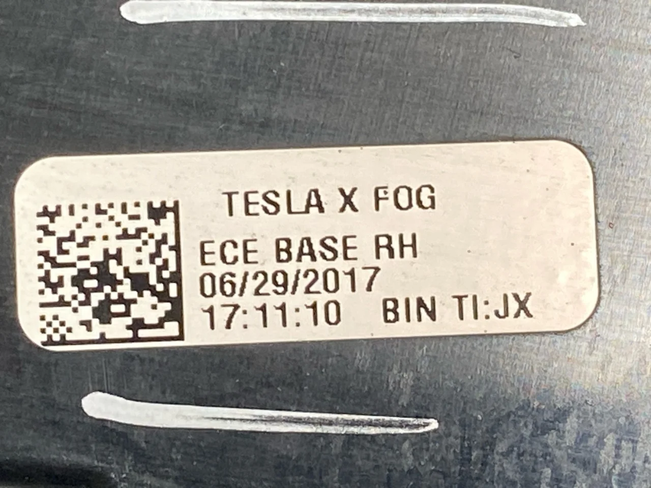 Tesla MODEL X 2016- Kanyar- / ködlámpa nézet 3