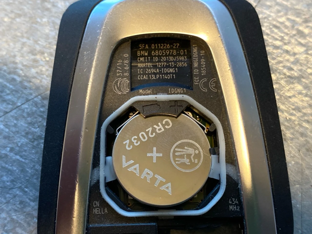 BMW I3 I01 2013-22 Távirányító, központi zár / riasztó nézet 3