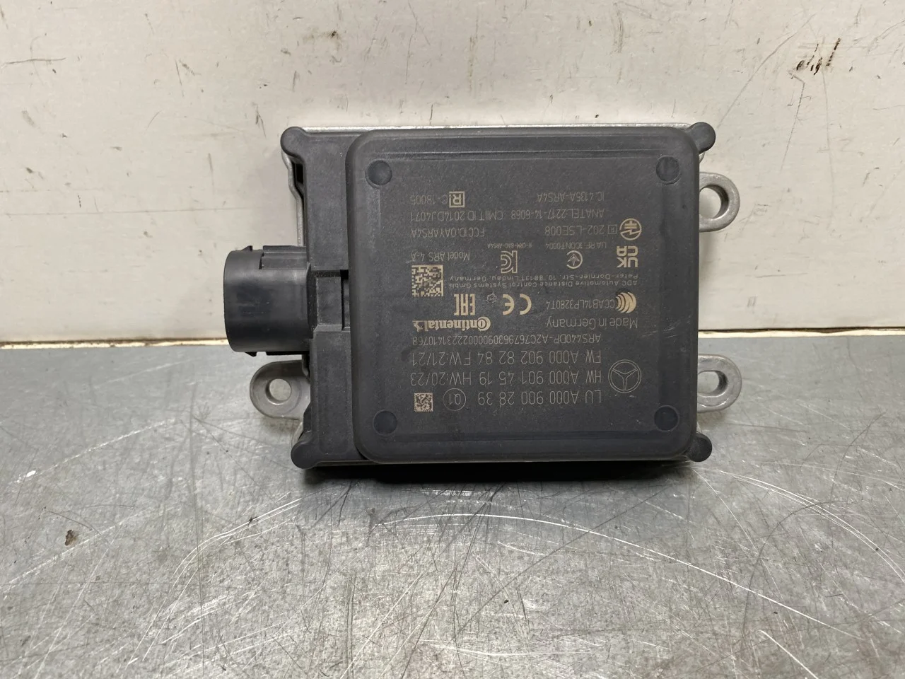 Mercedes EQB X243 2022- Tempomat (adaptív) érzékelő nézet 2