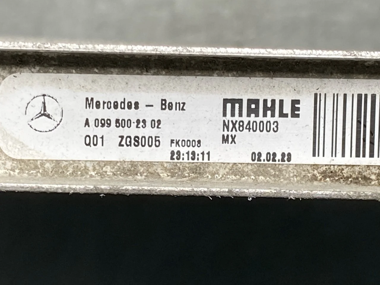 Mercedes EQE SUV X294 2022- Hűtő, automata váltós nézet 3