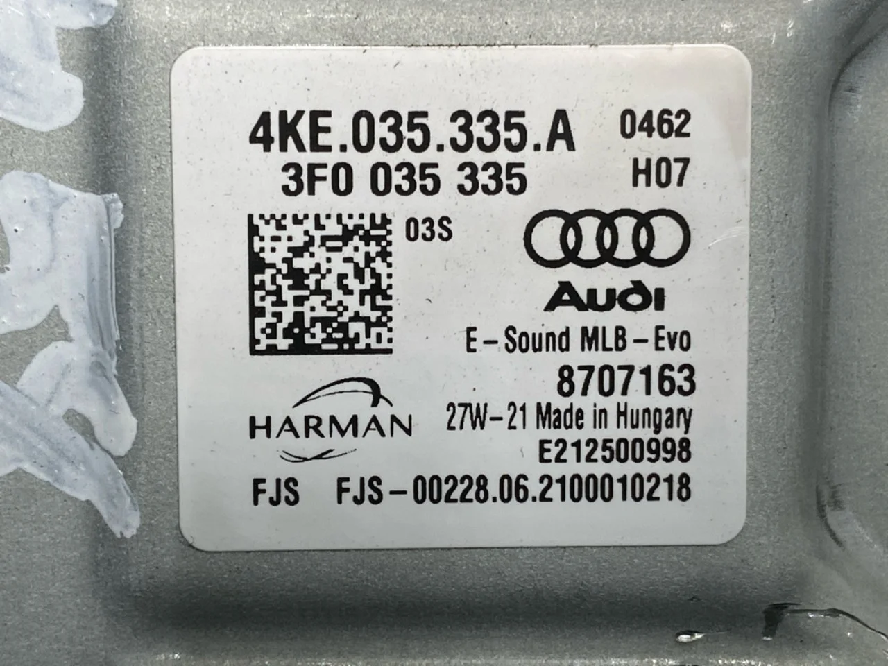 Audi E-TRON, S GE 2019- Vezérlőegység, egyéb nézet 3