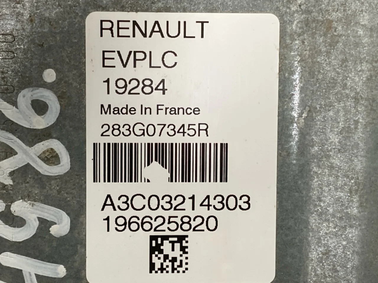 Renault ZOE/E- TECH 2013--> Vezérlőegység, befecskendezés (benzin) nézet 3