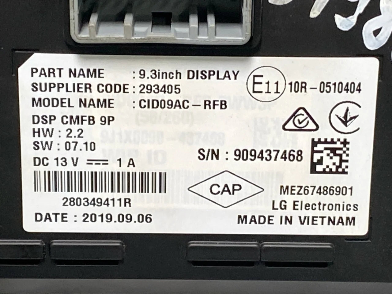 Renault ZOE/E- TECH 2013--> GPS navigáció nézet 3