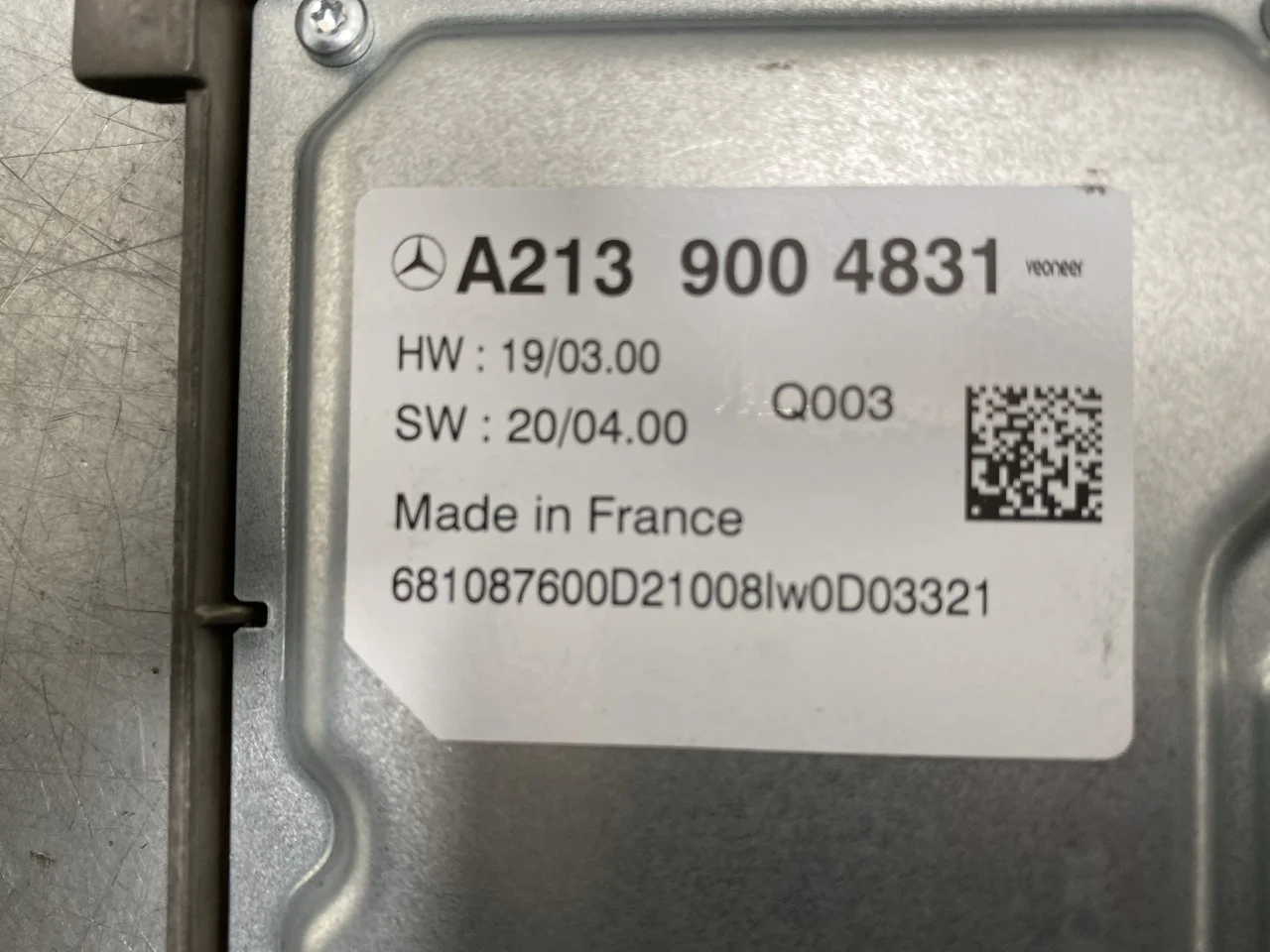 Mercedes EQC 2020- Tempomat (adaptív) érzékelő nézet 3