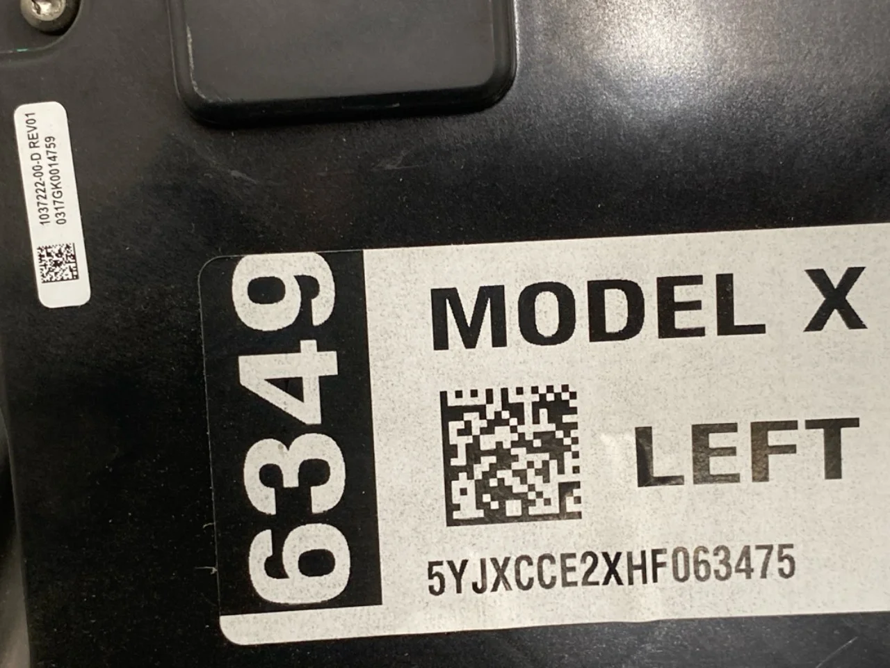 Tesla MODEL X 2016- Vezérlőegység, ajtó nézet 3