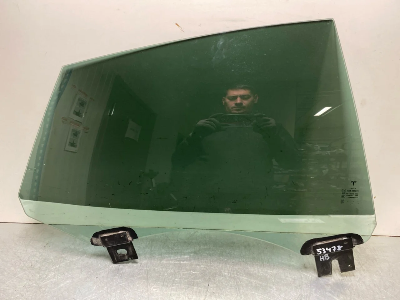 Tesla MODEL S 2013- Ajtóüveg, 4 ajtós, hátsó, jobb