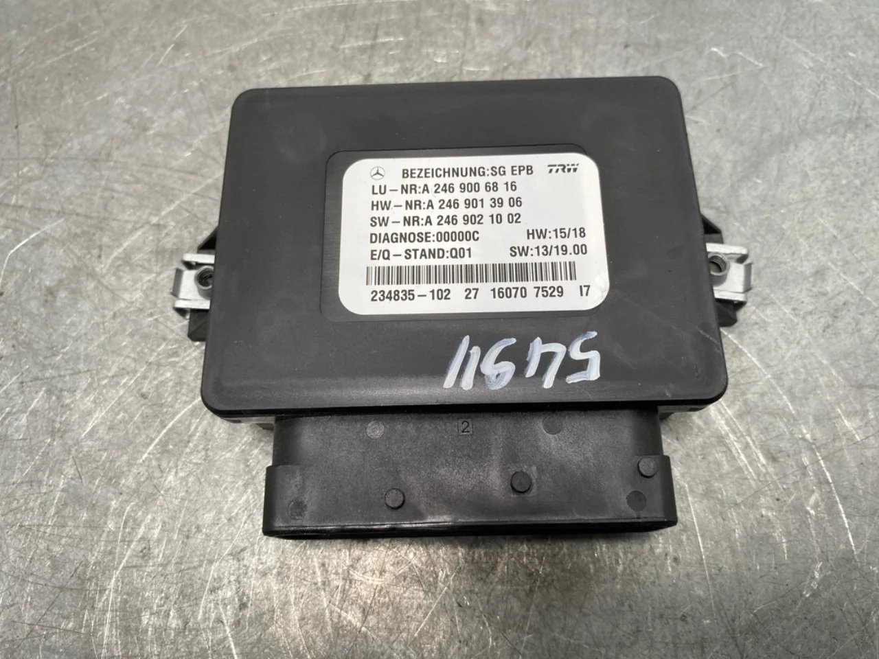 Mercedes B 180-200 W246/W242 2012-19 Vezérlőegység, elektromos kézifék (EPB)