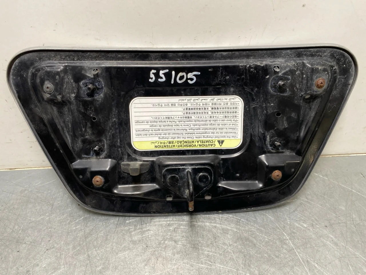 Nissan LEAF 2011-17 Charging port cover, electric / hybrid view 2