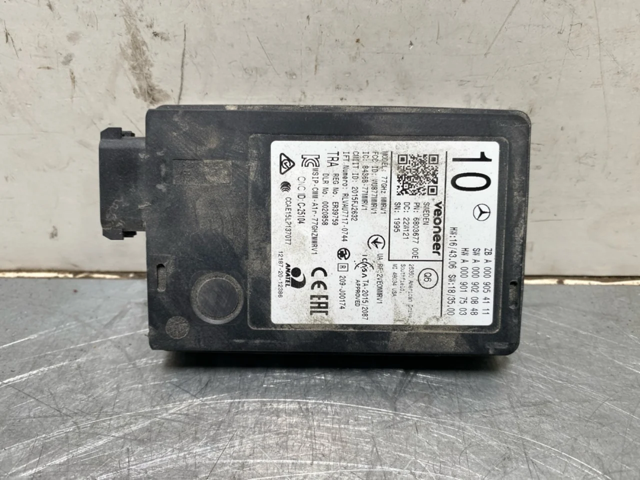 Mercedes EQB X243 2022- Aktív ütközésvédelem érzékelő