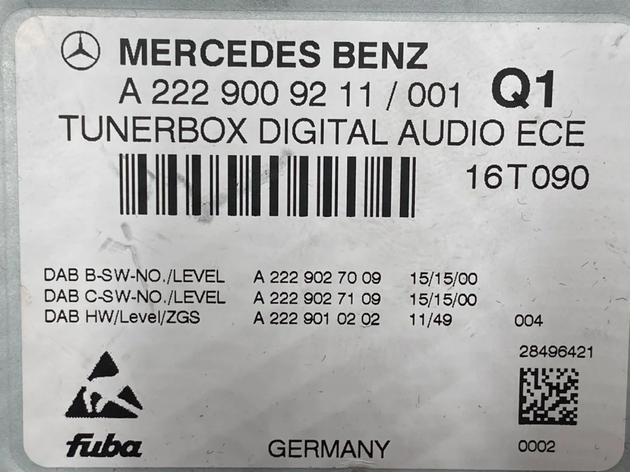 Mercedes B 180-200 W246/W242 2012-19 Rádió / hifi, egyéb nézet 3