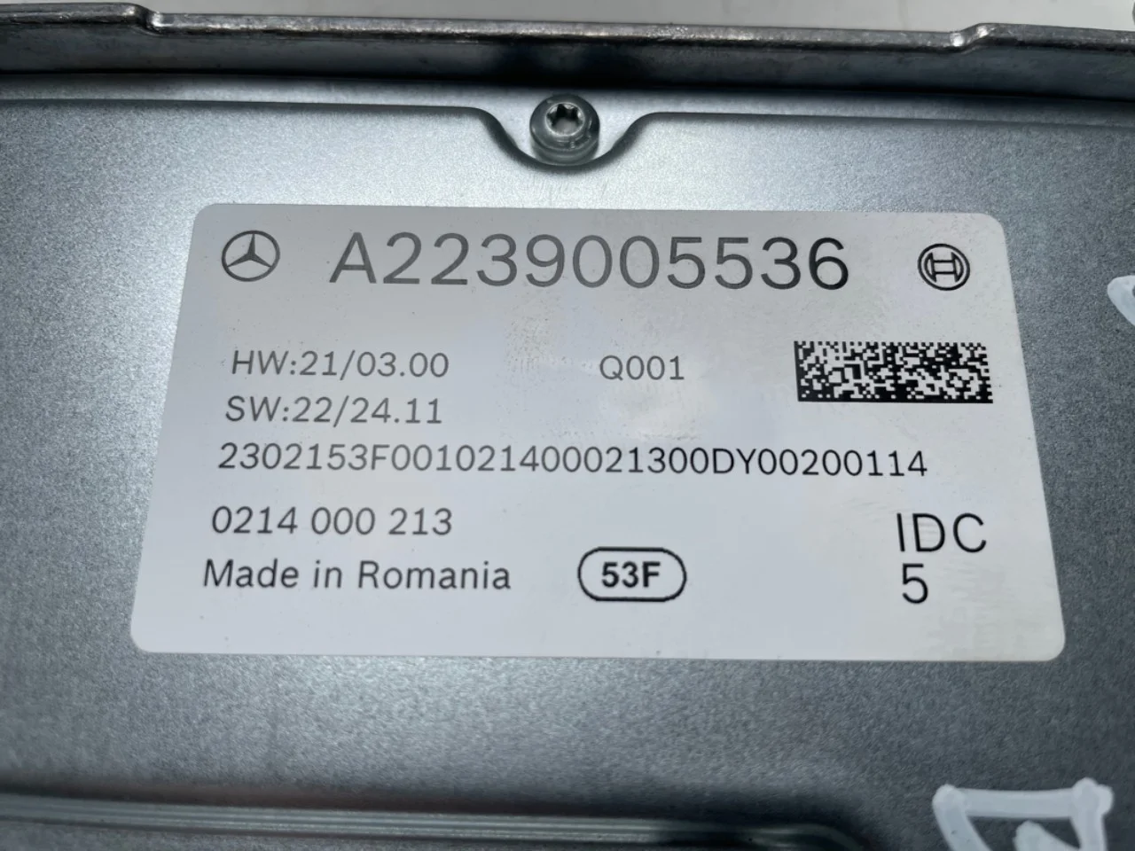 Mercedes EQE SUV X294 2022- Vezérlőegység, parkolássegéd nézet 4