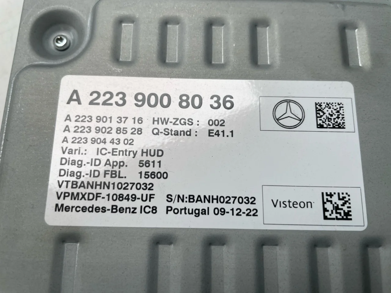 Mercedes EQE SUV X294 2022- Vezérlőegység, egyéb nézet 4