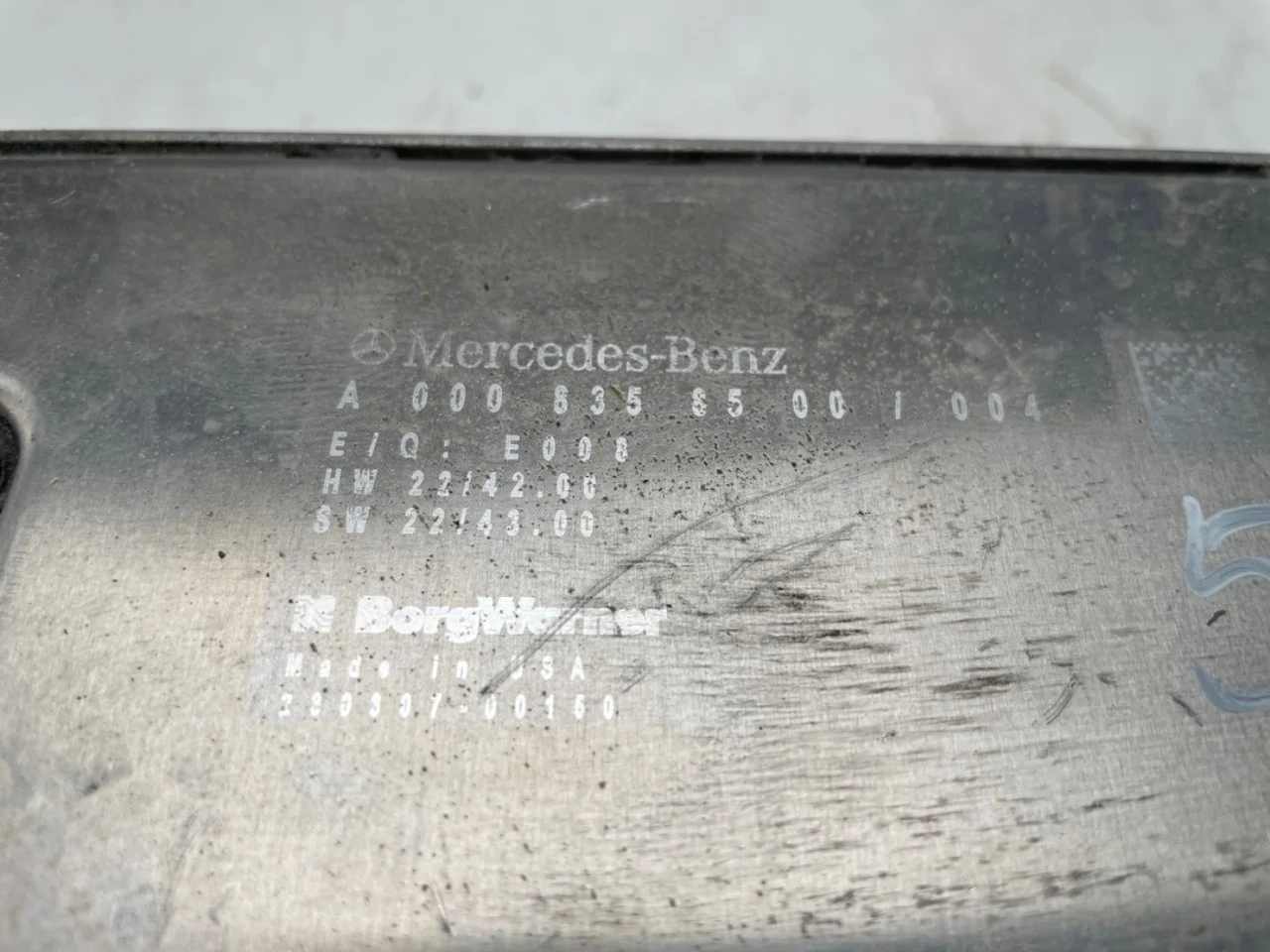 Mercedes EQE SUV X294 2022- Radiator încălzire, pentru sistem cu aer condiționat vedere 4