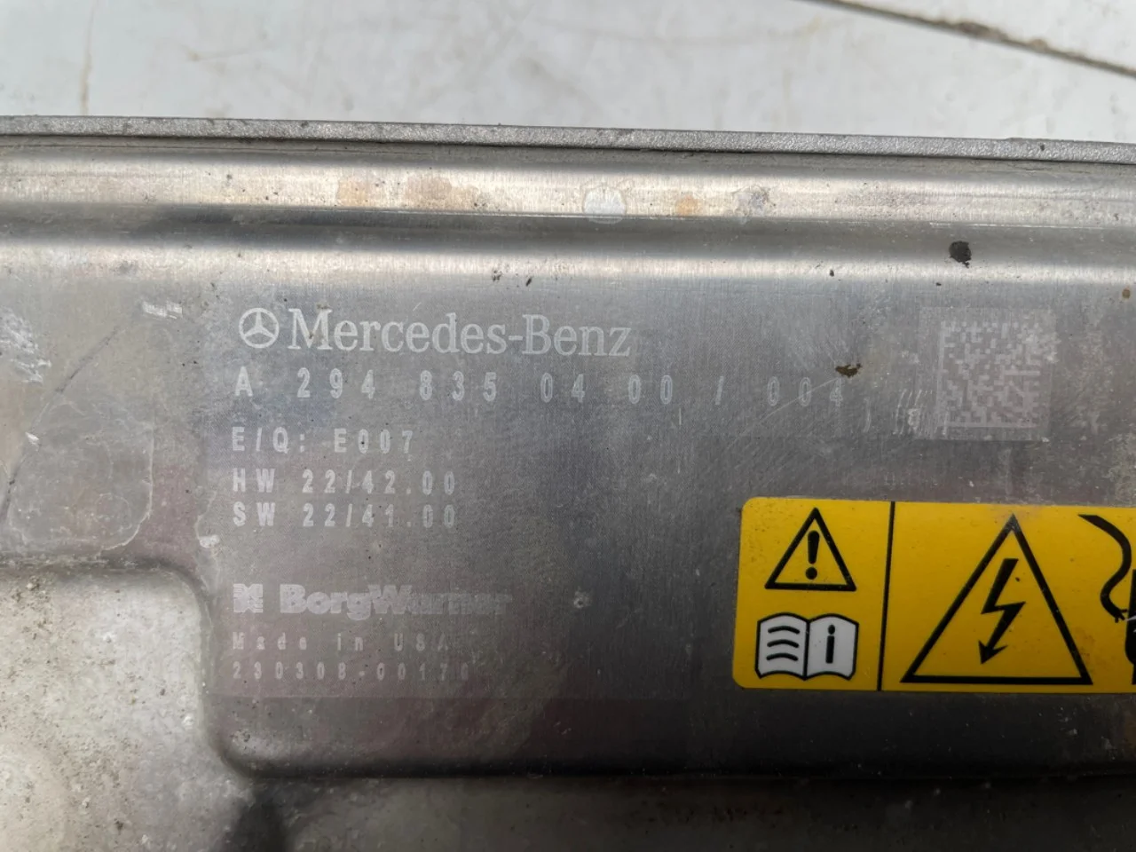 Mercedes EQE SUV X294 2022- Heater core, for air-conditioned system view 4