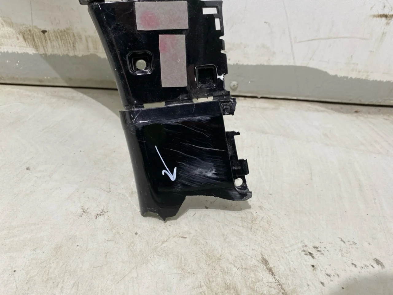 Wheel arch trim view 2