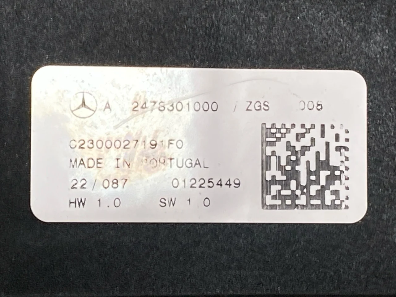 Mercedes EQB X243 2022- Heater matrix, without air conditioning view 4