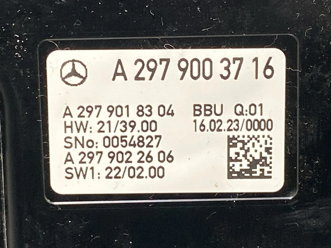Mercedes EQE SUV X294 2022- Műszeregység, kombinált / komplett nézet 3