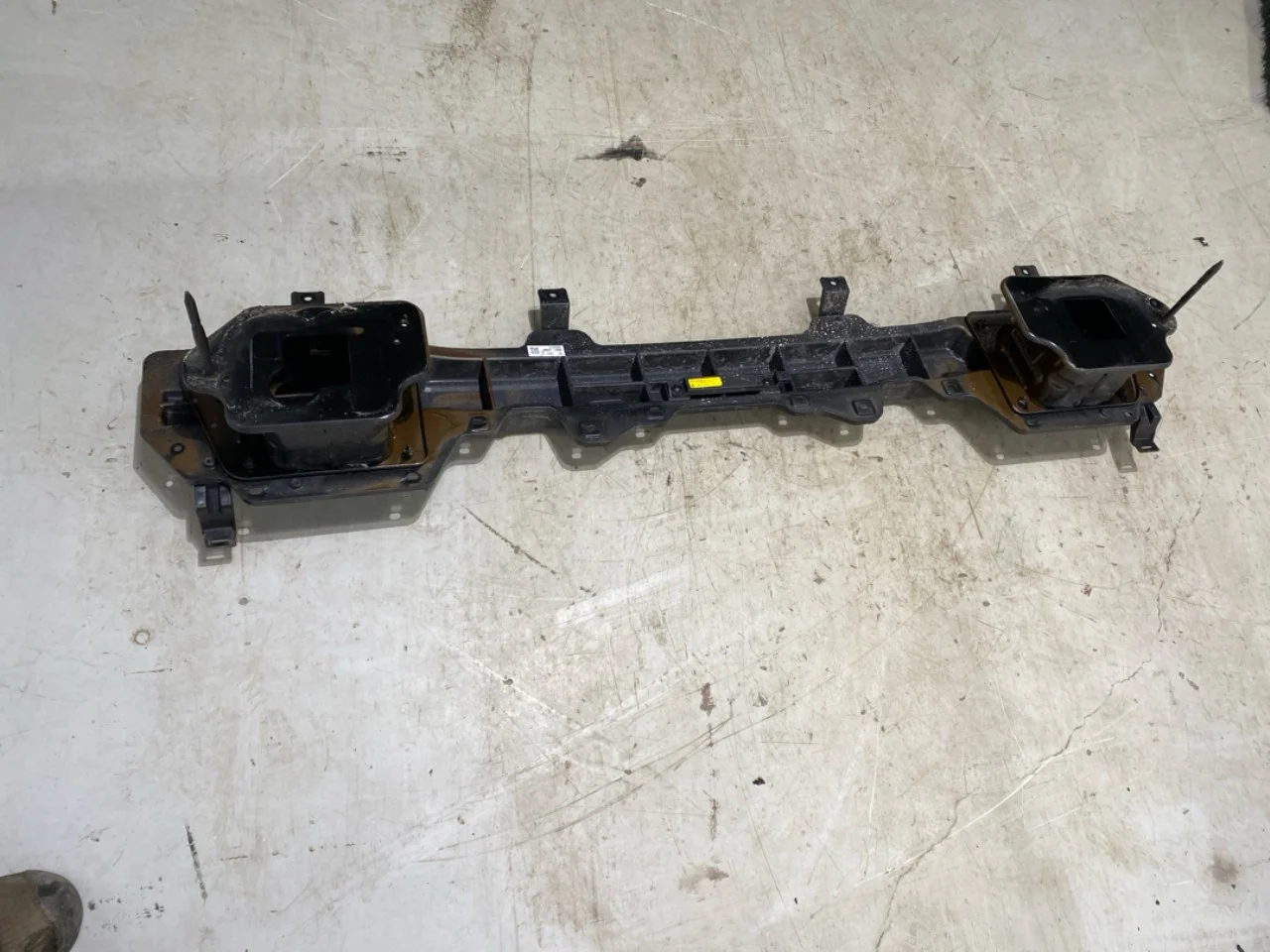 Bumper reinforcement beam, rear view 3
