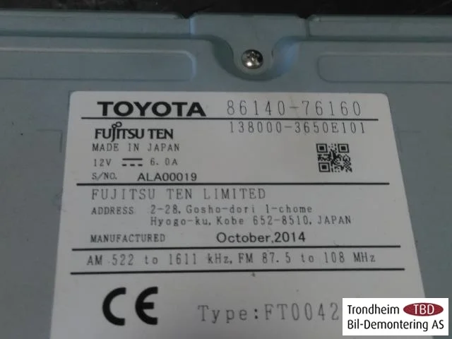 Lexus CT 200H Rádió nézet 3