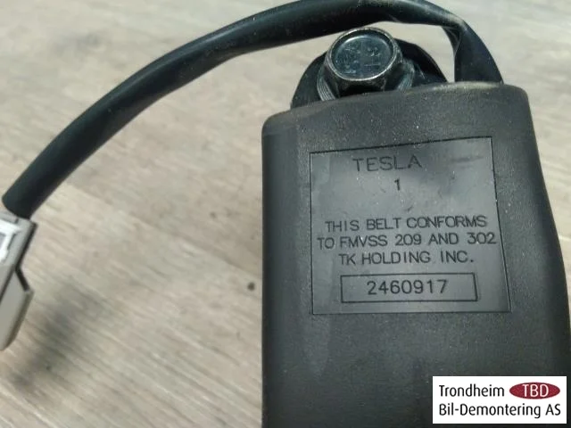 Tesla MODEL S 2013- Biztonsági öv csat / rögzítő nézet 2
