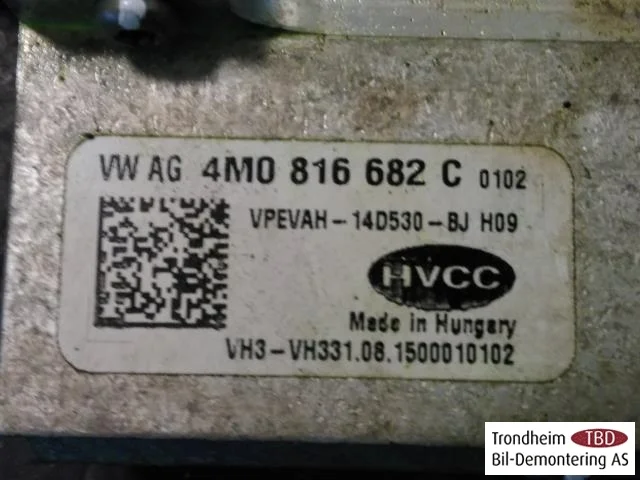Volkswagen GOLF, E-GOLF VII 2013-20 Klíma, egyéb nézet 2