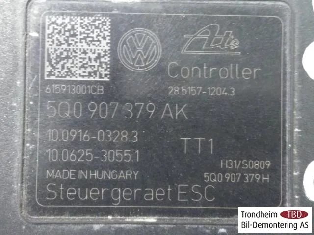 Volkswagen GOLF, E-GOLF VII 2013-20 ABS hidraulika egység (tömb) nézet 3