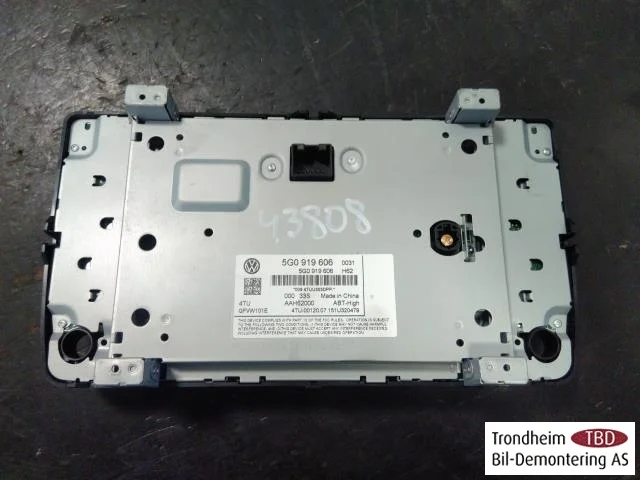 Volkswagen GOLF, E-GOLF VII 2013-20 GPS navigáció nézet 3