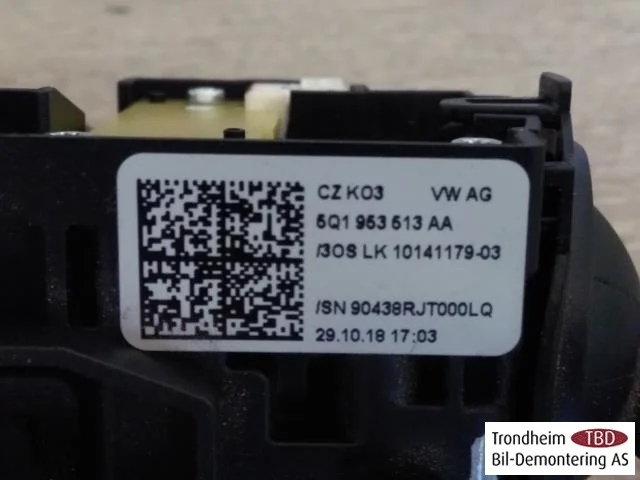 Volkswagen GOLF, E-GOLF VII 2013-20 Kormánykapcsolók nézet 4