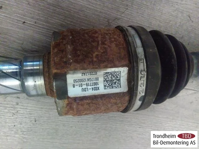 Tesla MODEL S 2013- Rear left driveshaft view 3