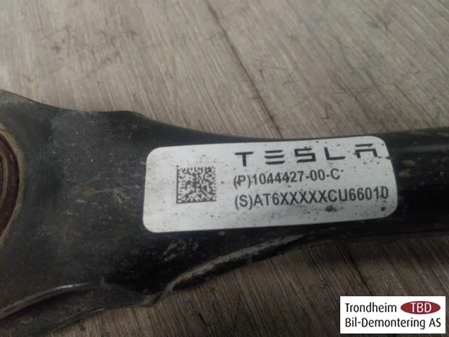 Tesla MODEL 3 2017--> Braț suspensie, dreapta spate vedere 2