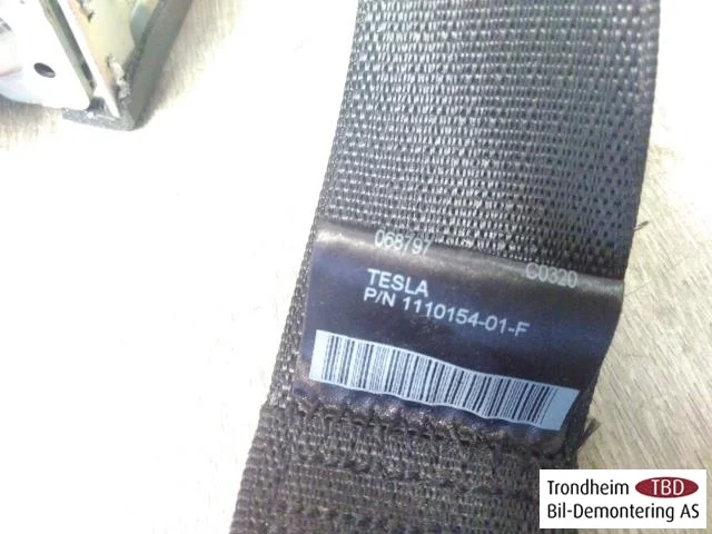 Tesla MODEL 3 2017--> Biztonsági öv, hátsó, bal nézet 2