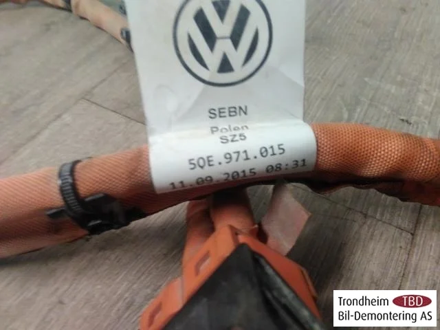 Volkswagen GOLF, E-GOLF VII 2013-20 Fascicul de cabluri, înaltă tensiune vedere 2