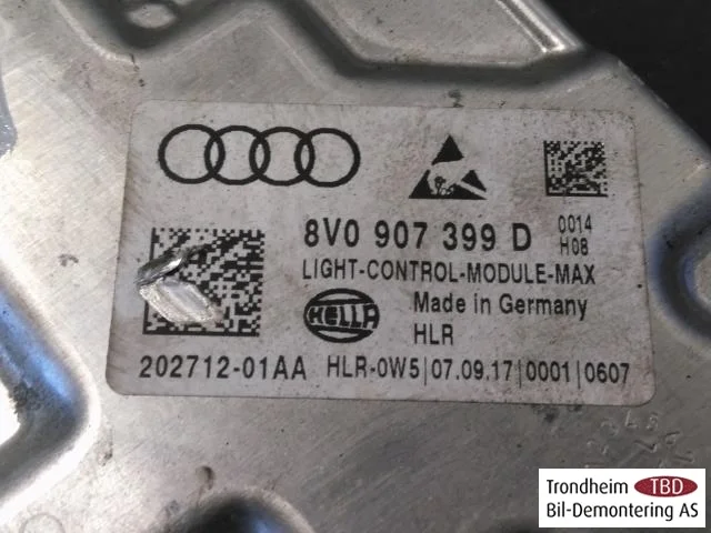 Volkswagen GOLF, E-GOLF VII 2013-20 Vezérlőegység, egyéb nézet 3