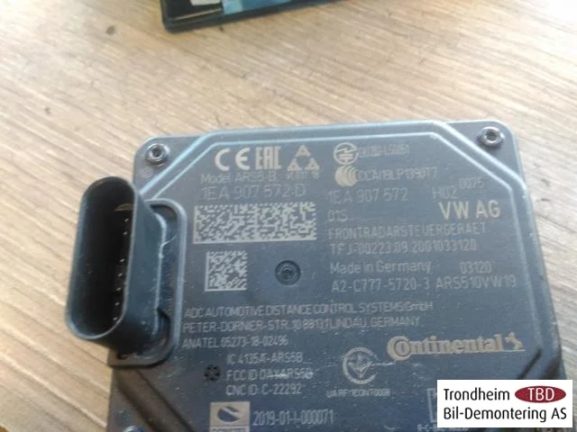 Volkswagen ID.3 2021- Tempomat (adaptív) érzékelő nézet 3