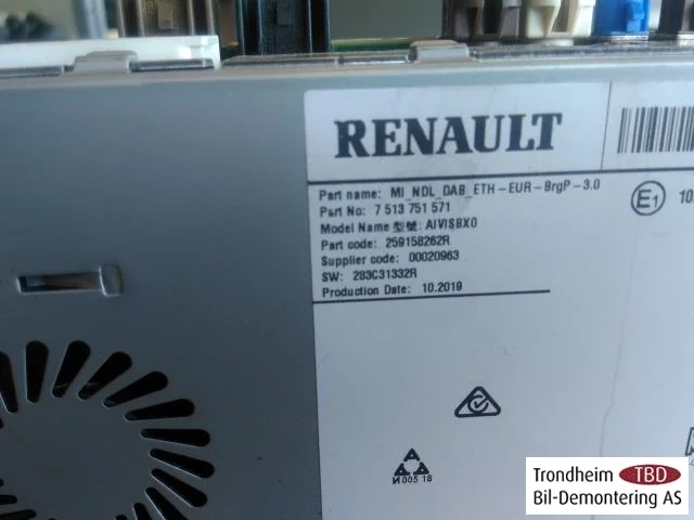Renault ZOE/E- TECH 2013--> Rádió nézet 3