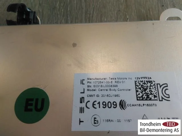 Tesla MODEL X 2016- Vezérlőegység, klíma nézet 4