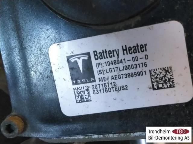 Tesla MODEL X 2016- Fűtőradiátor, klímás rendszerhez nézet 3