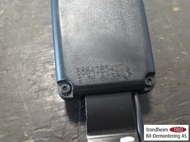 Renault ZOE/E- TECH 2013--> Seat belt buckle / anchor view 2