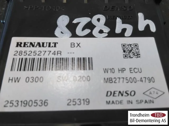 Renault ZOE/E- TECH 2013--> Vezérlőegység, egyéb nézet 4