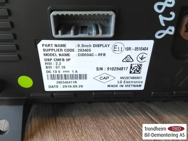 Renault ZOE/E- TECH 2013--> GPS navigation view 3