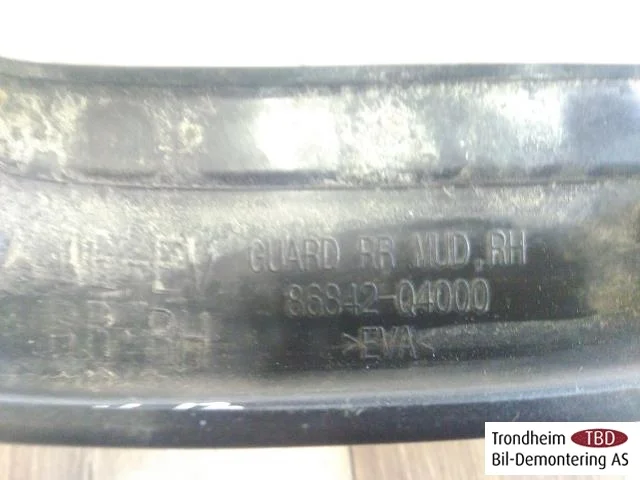 Kia NIRO 2017-22 Inner fender liner view 3