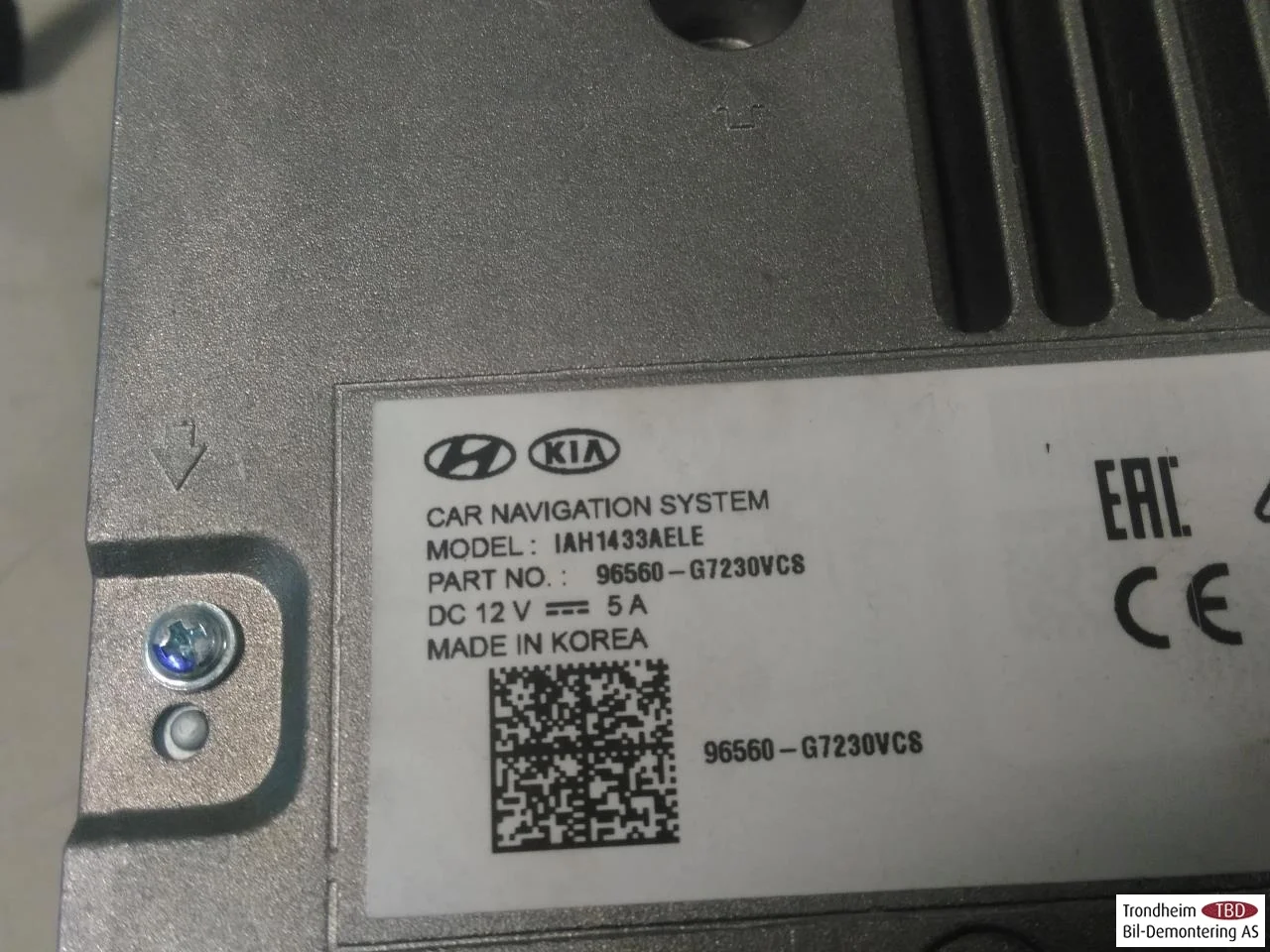 Hyundai IONIQ AE 2017-22 GPS navigáció nézet 4