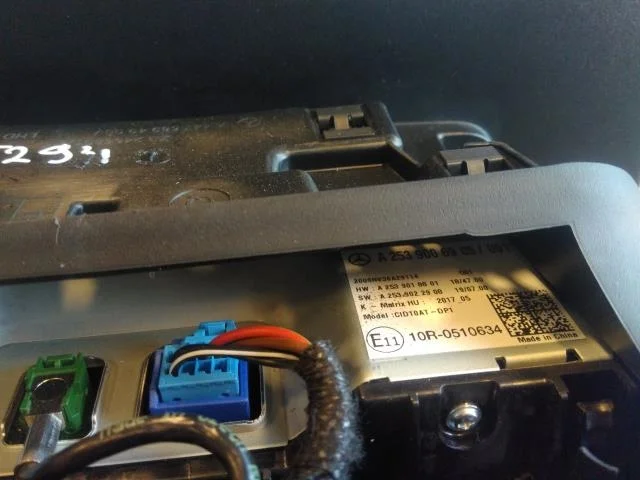 Mercedes V W447//W640/W448 2014- GPS navigáció nézet 3