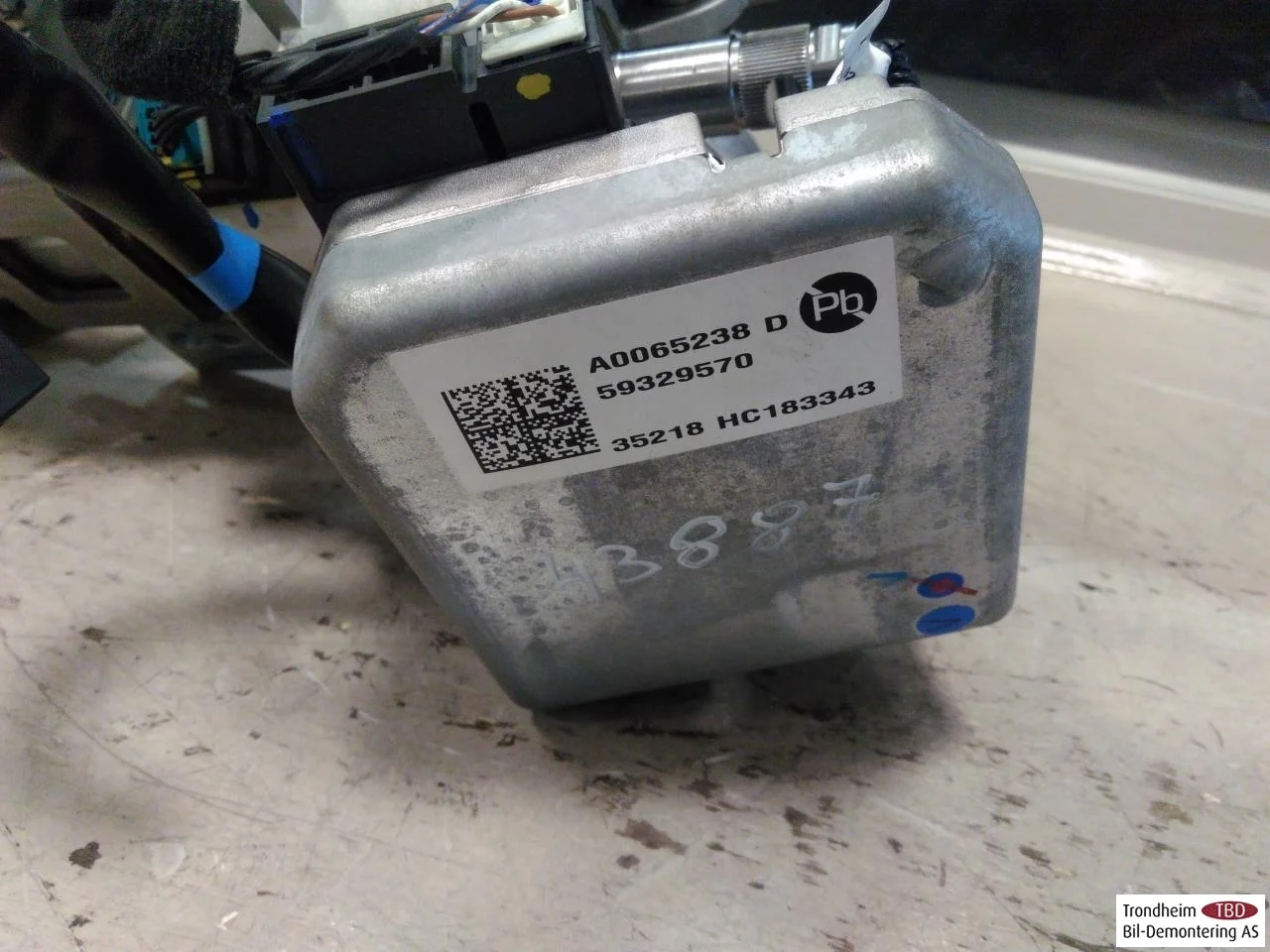 Kia SOUL 2009- Steering column assembly with power assist view 4
