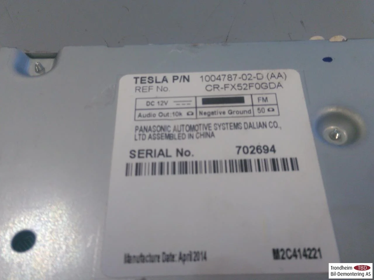 Tesla MODEL S 2013- Rádió / hifi, egyéb vedere 3