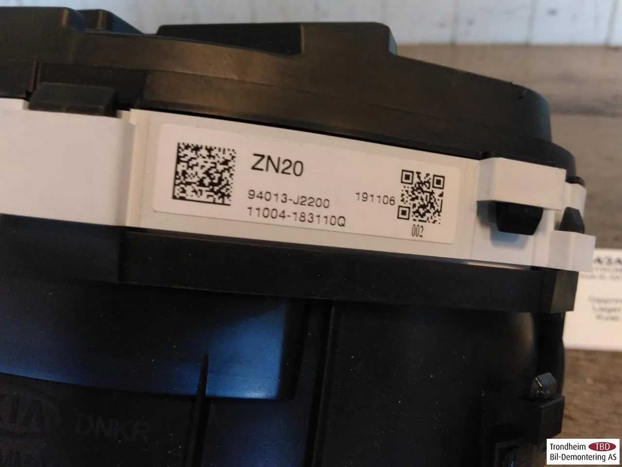 Kia SOUL 2009- Instrument cluster assembly view 3