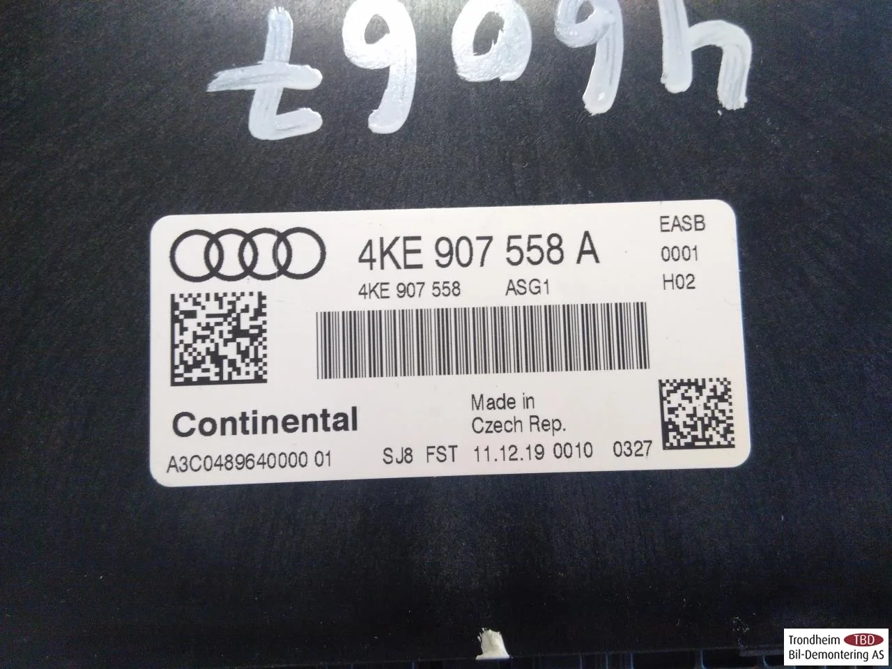 Audi E-TRON, S GE 2019- Injection control unit, petrol view 3