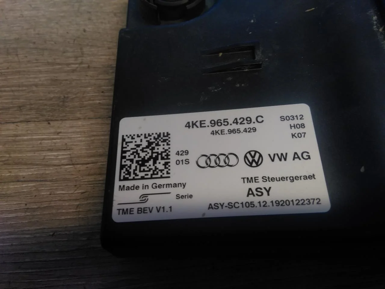 Audi E-TRON, S GE 2019- Vezérlőegység, egyéb nézet 3