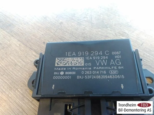 Volkswagen ID.3 2021- Vezérlőegység, parkolássegéd nézet 2