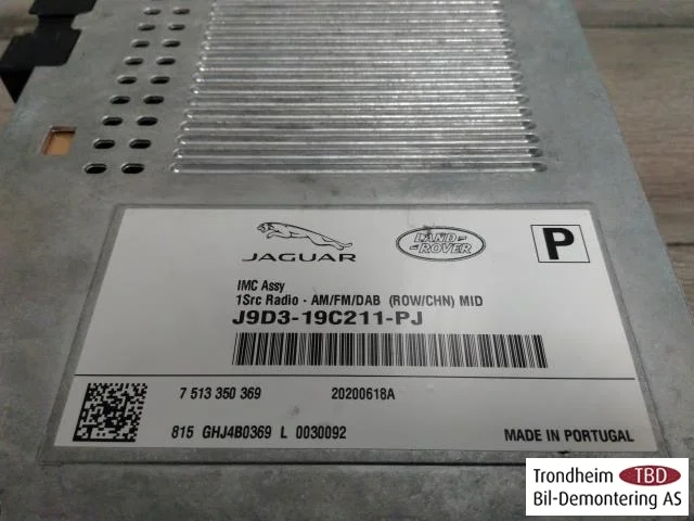 Jaguar I-PACE 2018- Radio vedere 3